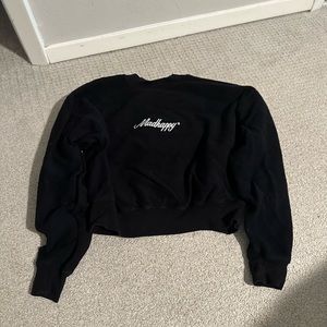 Mad happy Crop Sweatshirt